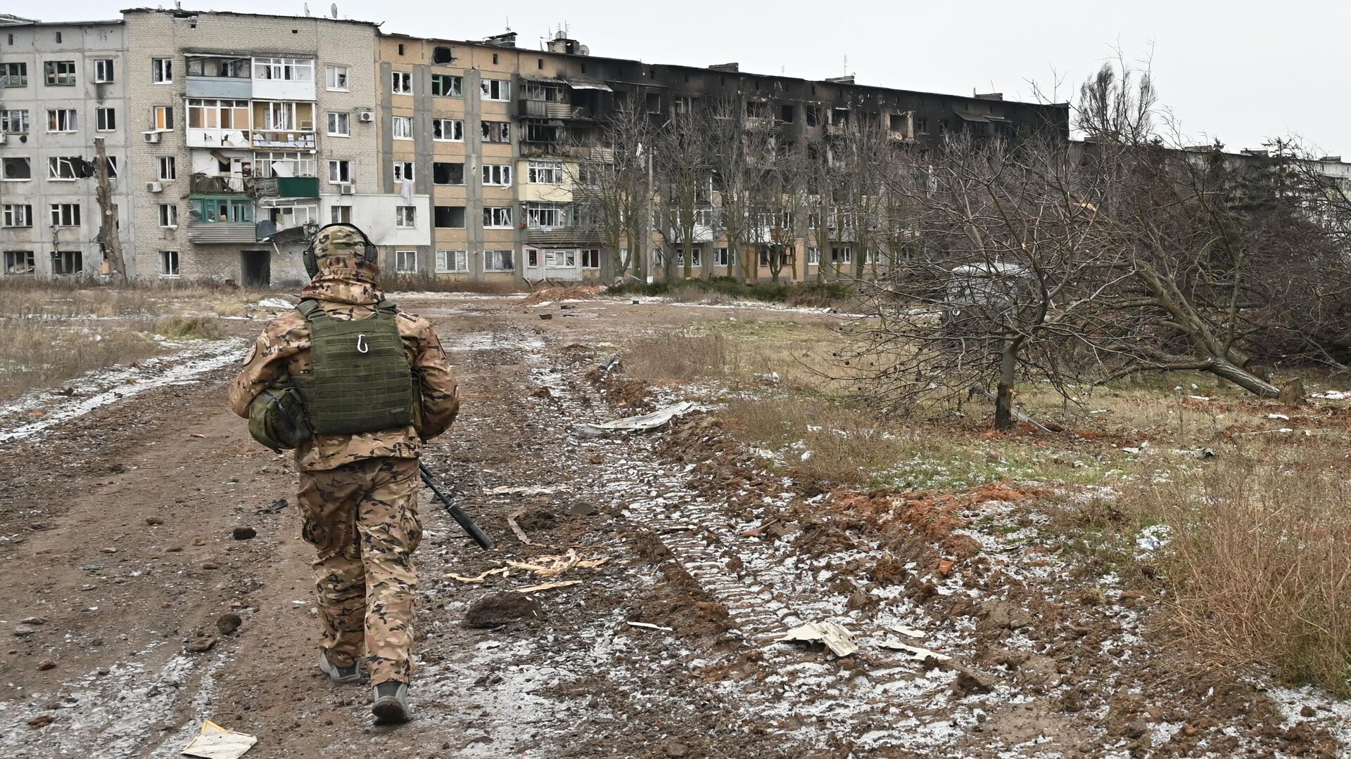 Освобождение города Соледар