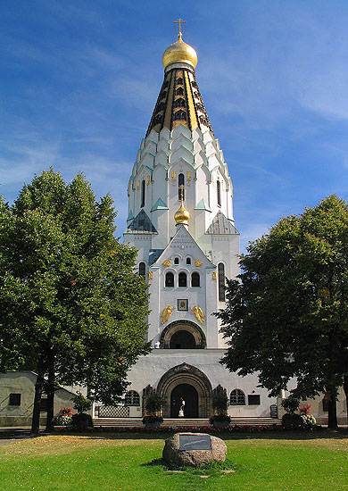 Свято-Алексиевский храм-памятник (Русская Православная Церковь) в Лейпциге. фотограф Дирк Гольдхан