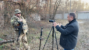 Съёмки документального фильма о волонтёрах